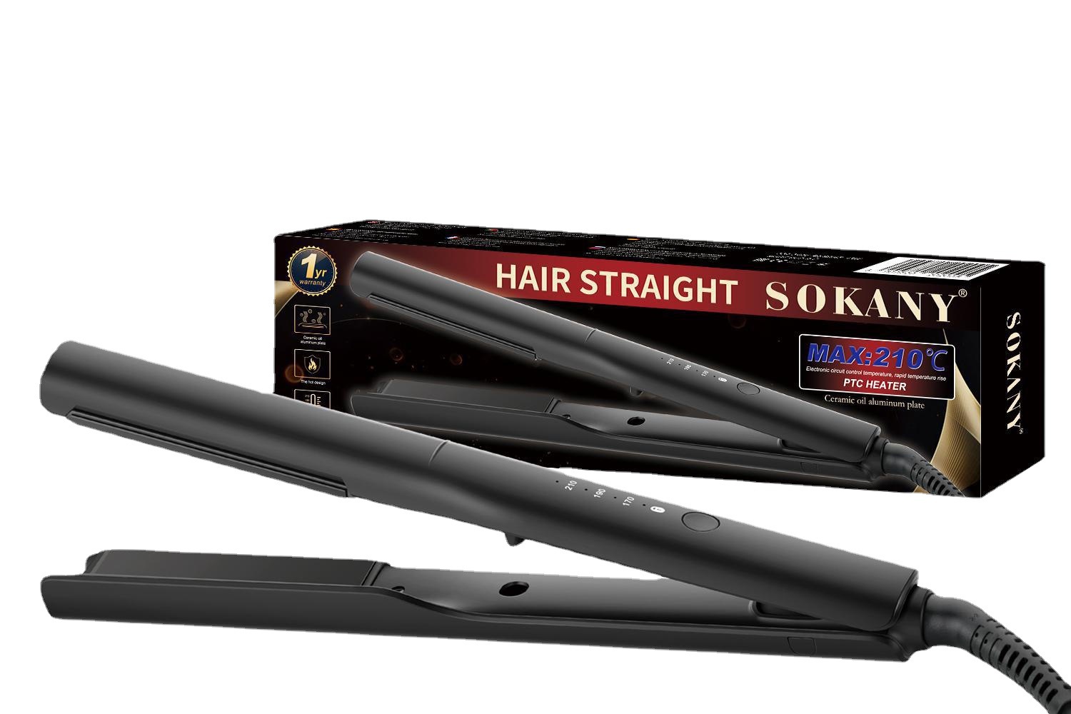 Crossover SOKANY972 férulas de cerámica para el cabello straightener roll de doble uso plancha de alisado clip bangs big roll para el hogar peluquería
