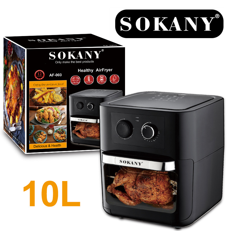 Cross-border SOKANY Air Fryer Home Fully Automatic Multi-functional Large Capacity Fryer New Model 003