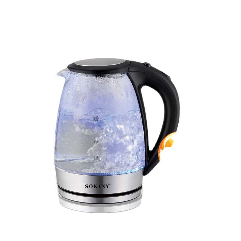 Cross-border SOKANY602 glass electric kettle style automatic power-off anti-dry-burning household electric kettle