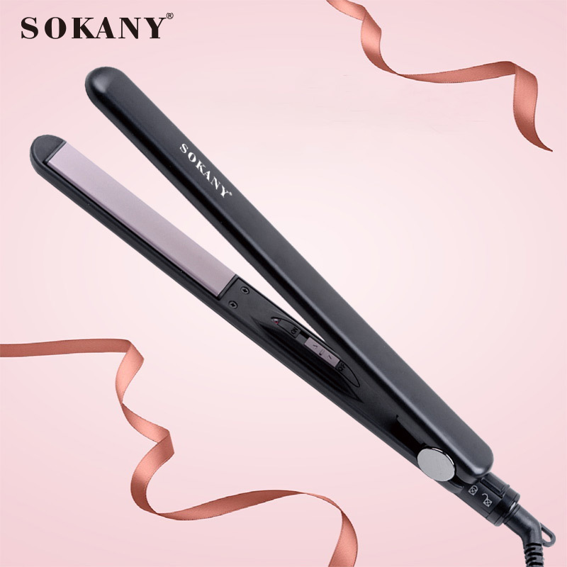 跨境SOKANY014夹板直发器快速升温护发直发棒美发直板夹自用女士