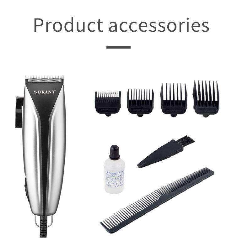 Cross-border SOKANY746 hair clipper for home use by the elderly and children, electric scissors for shaving oily hair, Amazon details Picture