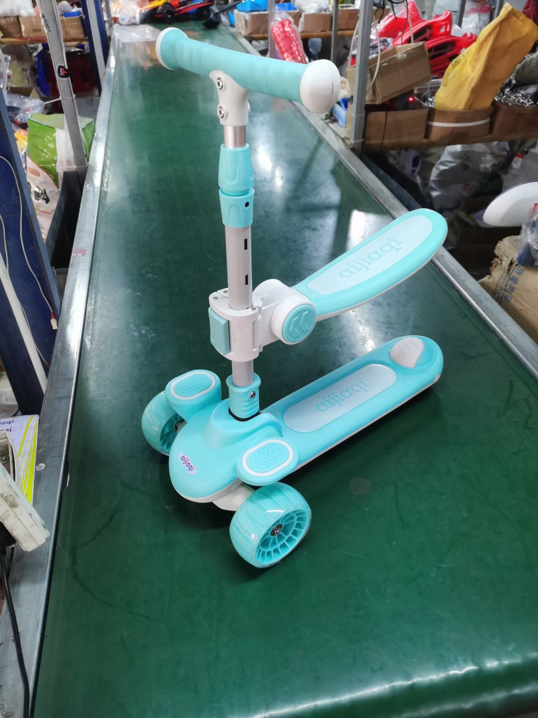 Buyun children 's scooters 1-3-6-8 and above children' s folding scooters with seats, wheels, lights and music Specification image