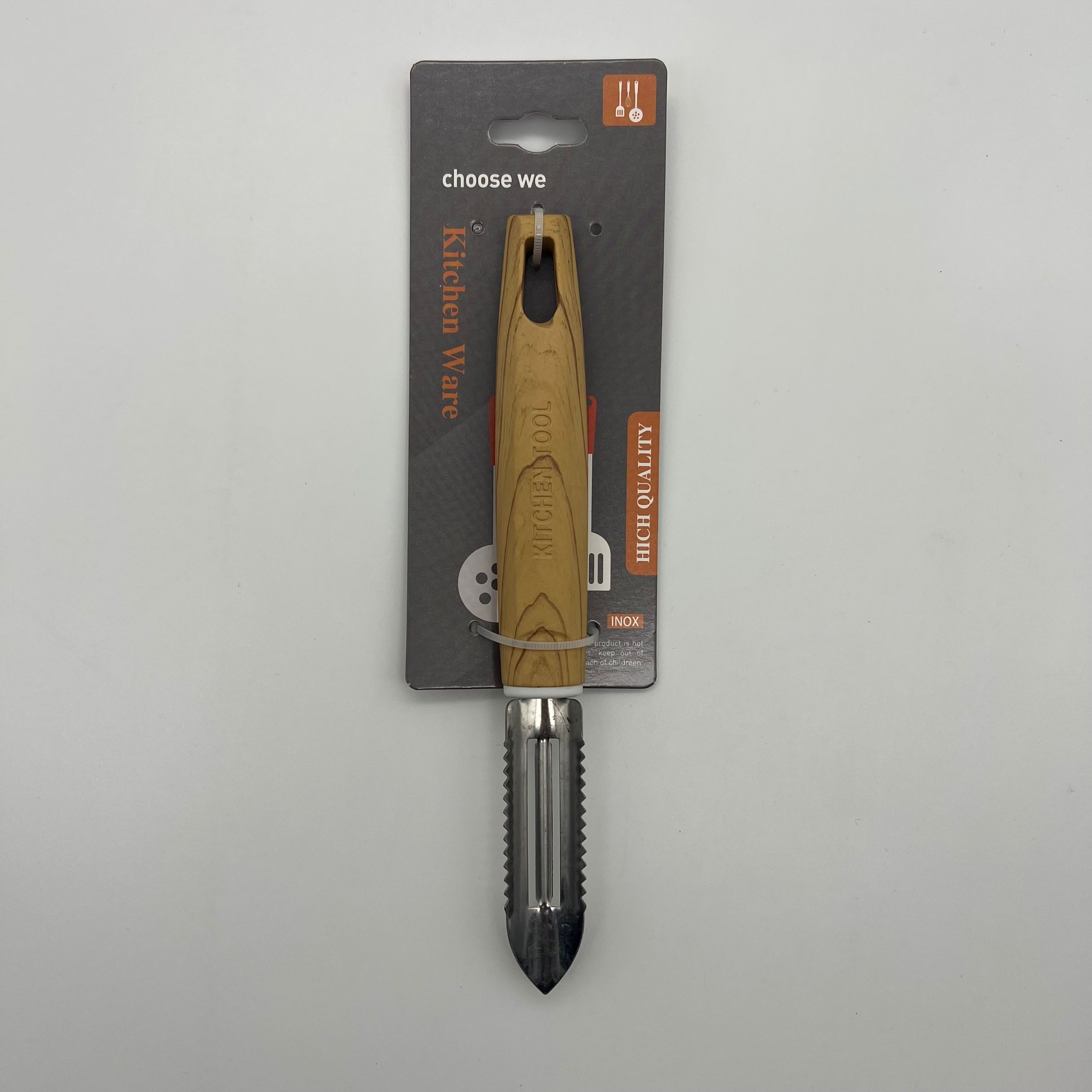Kitchen products stainless steel small tools Wood grain teeth planer (with blade) thumbnail