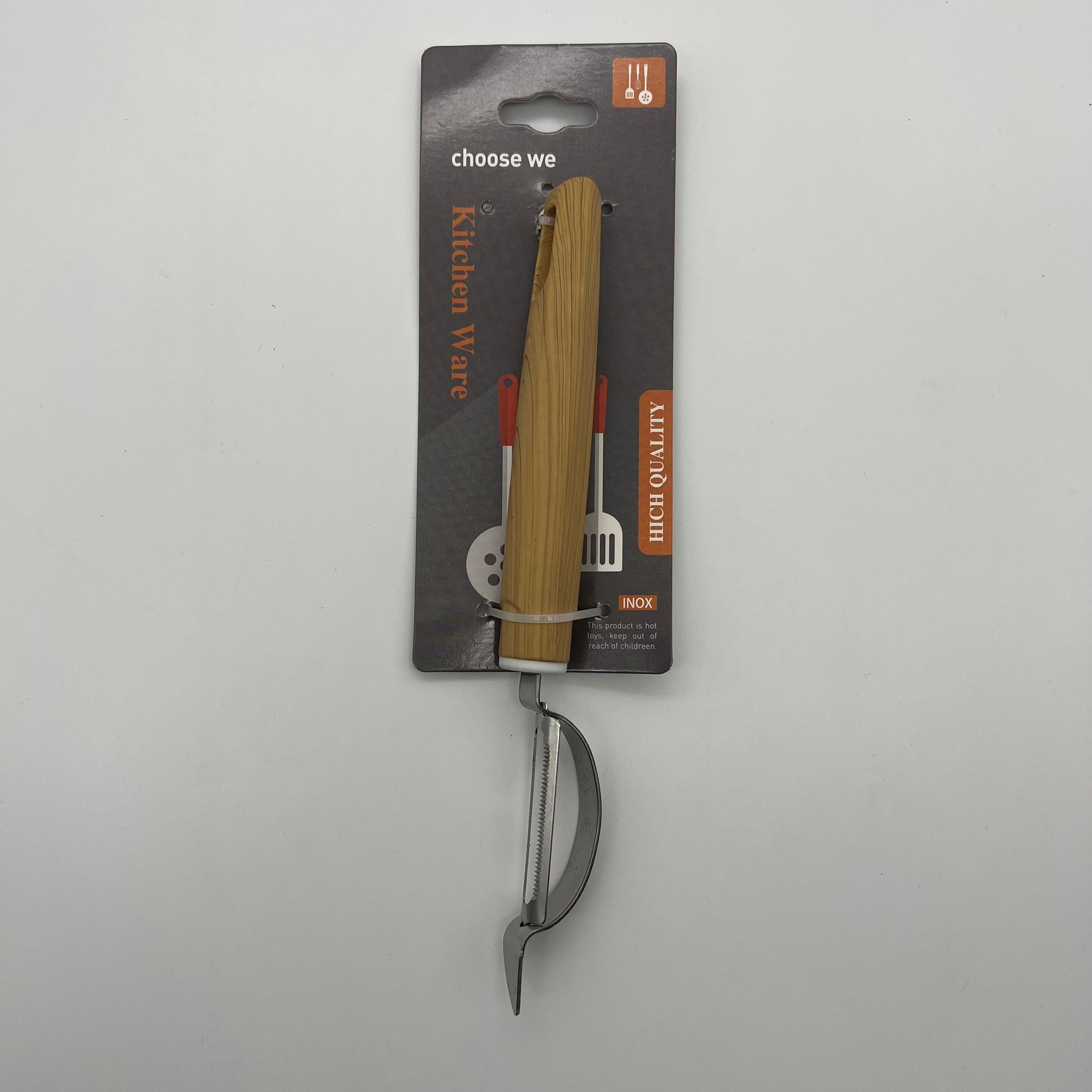 Kitchen gadgets stainless steel wood grain paring knives