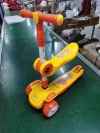 Buyun children 's scooters 1-3-6-8 and above children' s folding scooters with seats, wheels, lights and music Item Picture