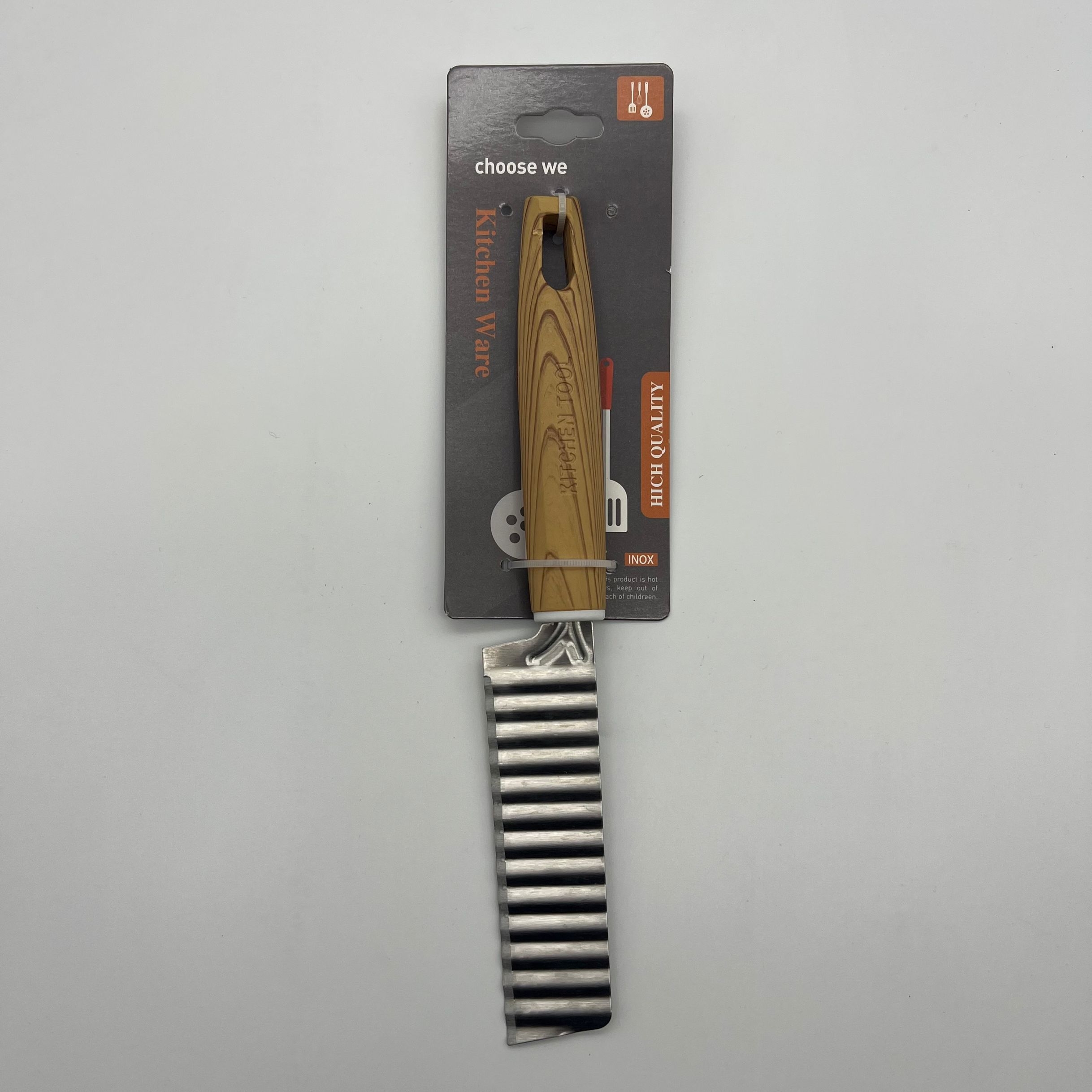 Kitchen accessories stainless steel small tools wood grain small knife slicer