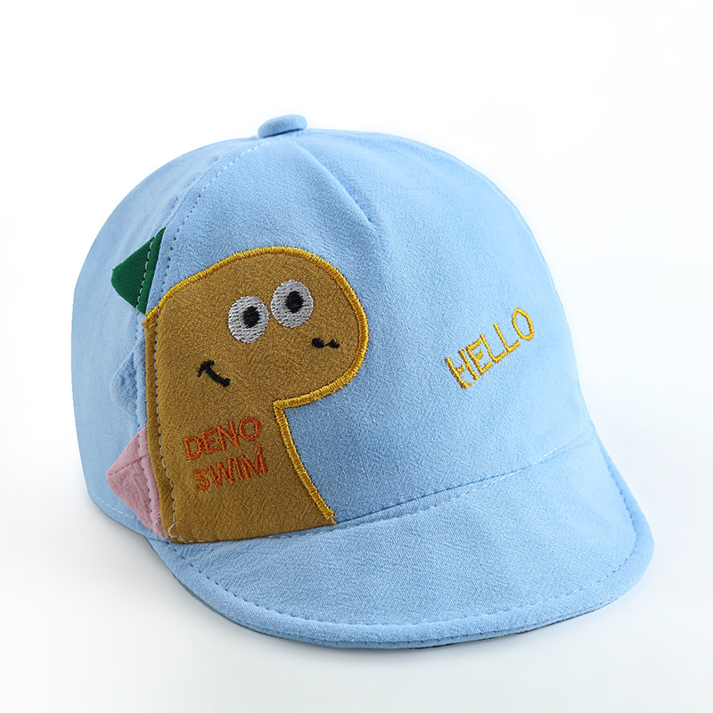 Children's hats, baseball caps, baby girls aged 1-4, spring and autumn girls' baseball caps, Korean version of fashionable cartoon sun hats for boys Specification image