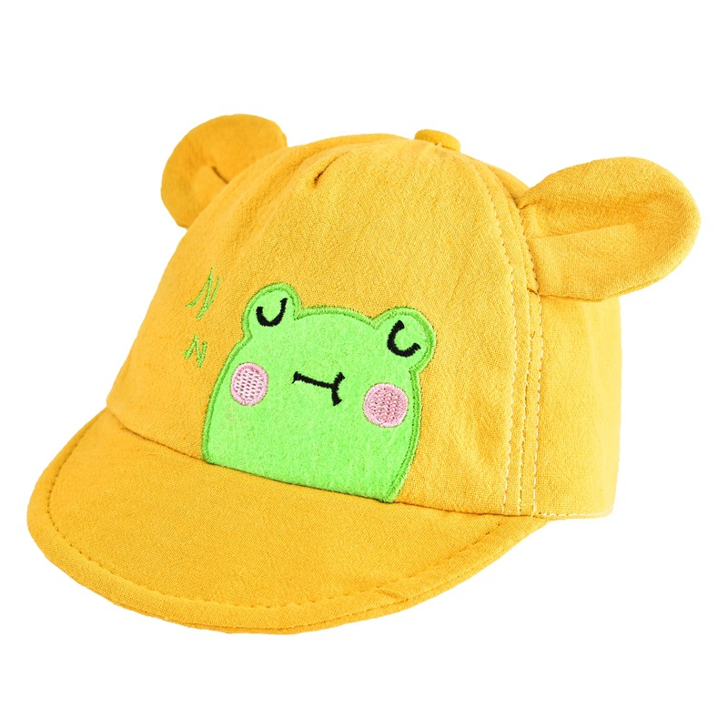 Korean style children's hats, new cute kids' fashionable sunshade and sun protection baseball caps wholesale, baby caps details Picture