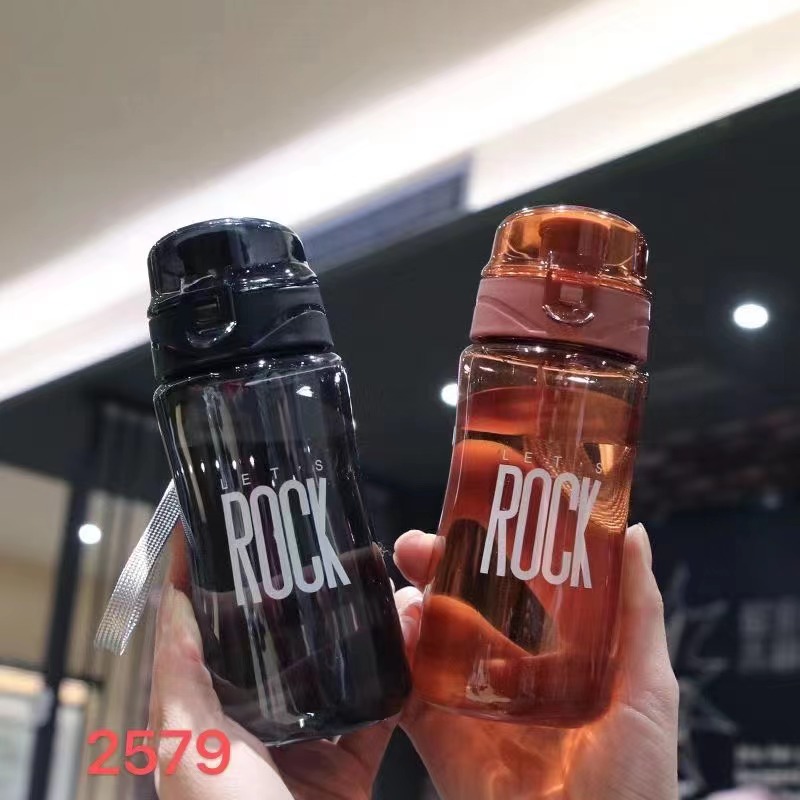 G8-2579便携防漏手提塑料随行跨境专供太空水果杯塑料杯印制logo图