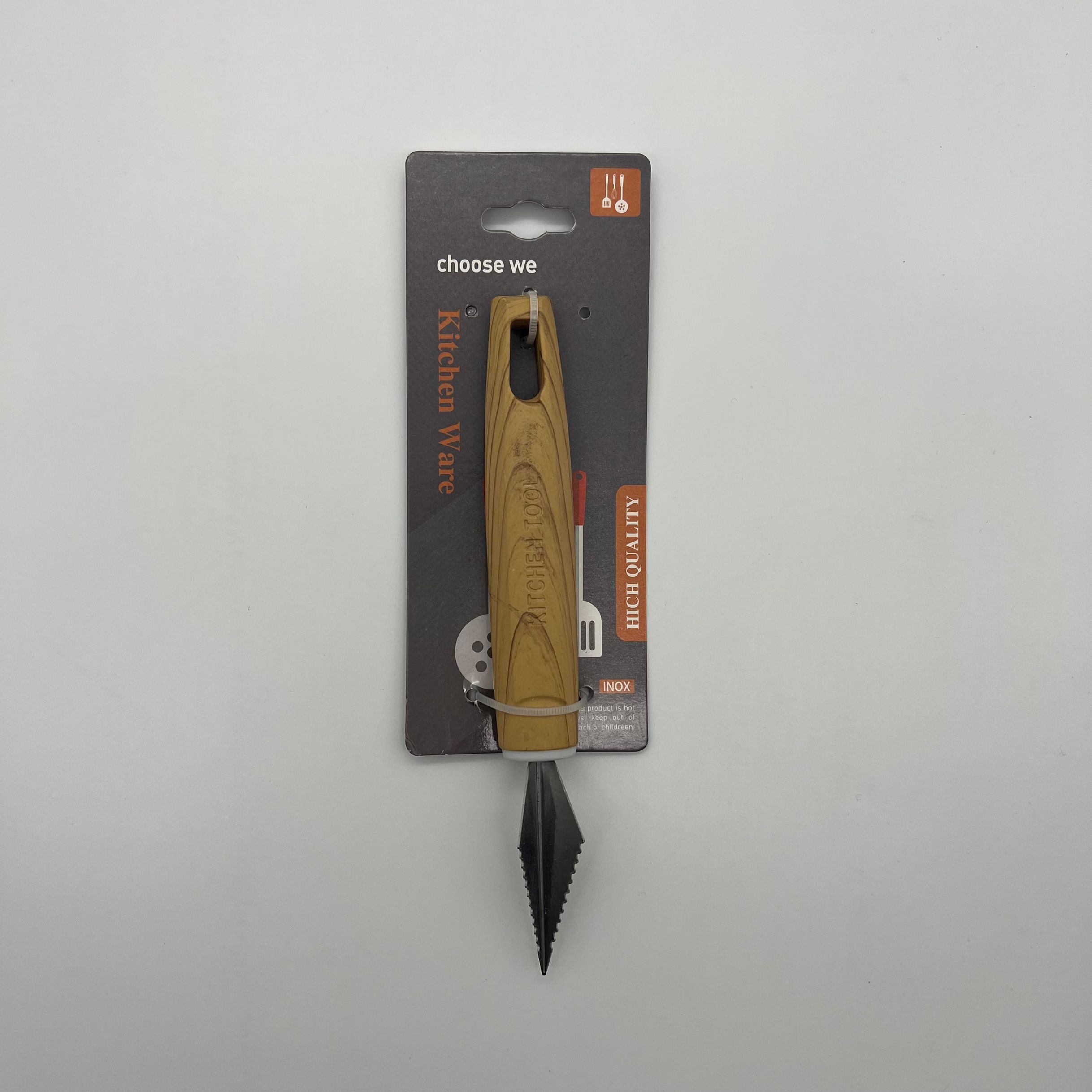 Kitchen products stainless steel tools wood carving knife
