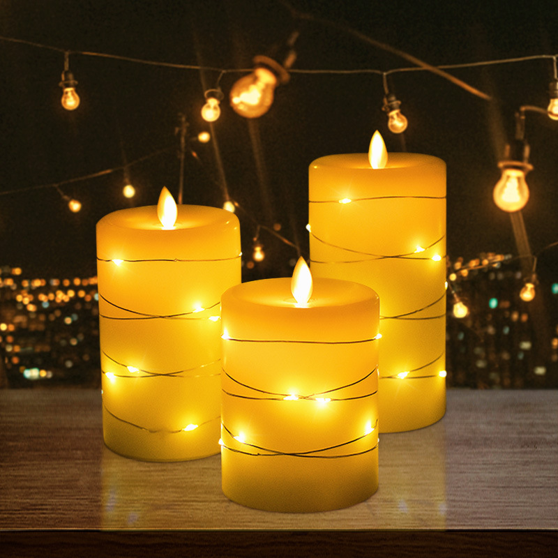 Remote-controlled electronic candles, romantic string lights, led lights