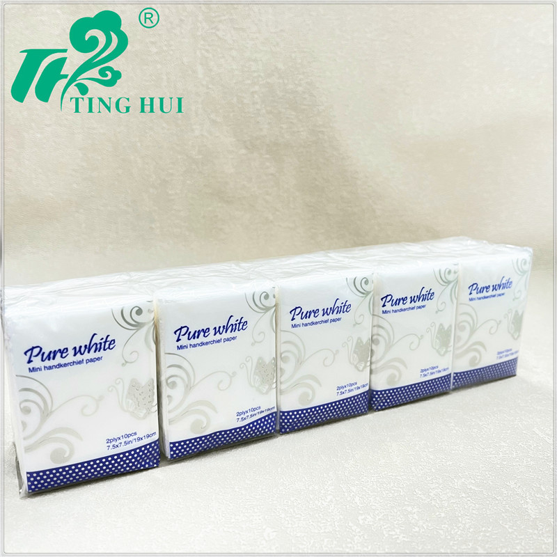 【 Ting Hui 】 Napkin, small bag, handkerchief paper, 10 packs, portable tissue tissue thumbnail