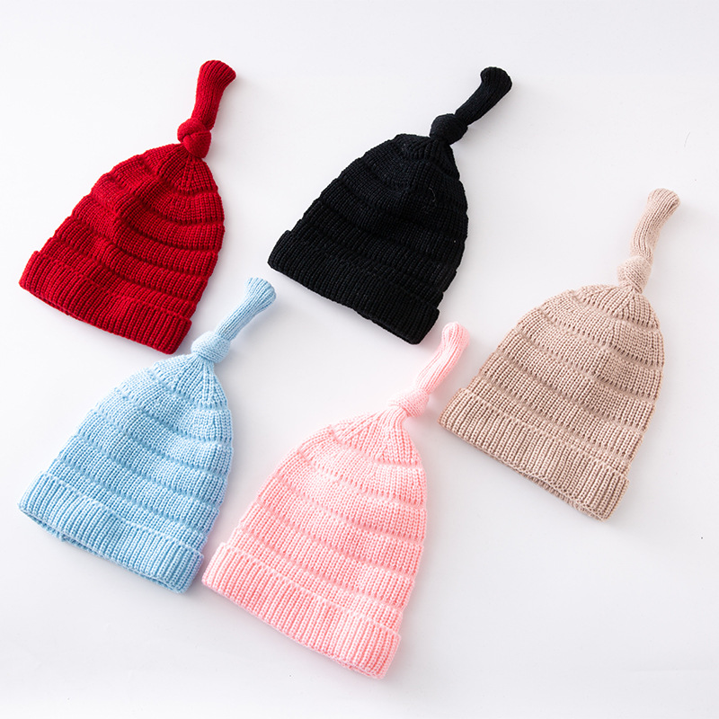 Korean version children's hats, long-tail children's hats, woolen children's hats processing and customization factory supply Application Scenario