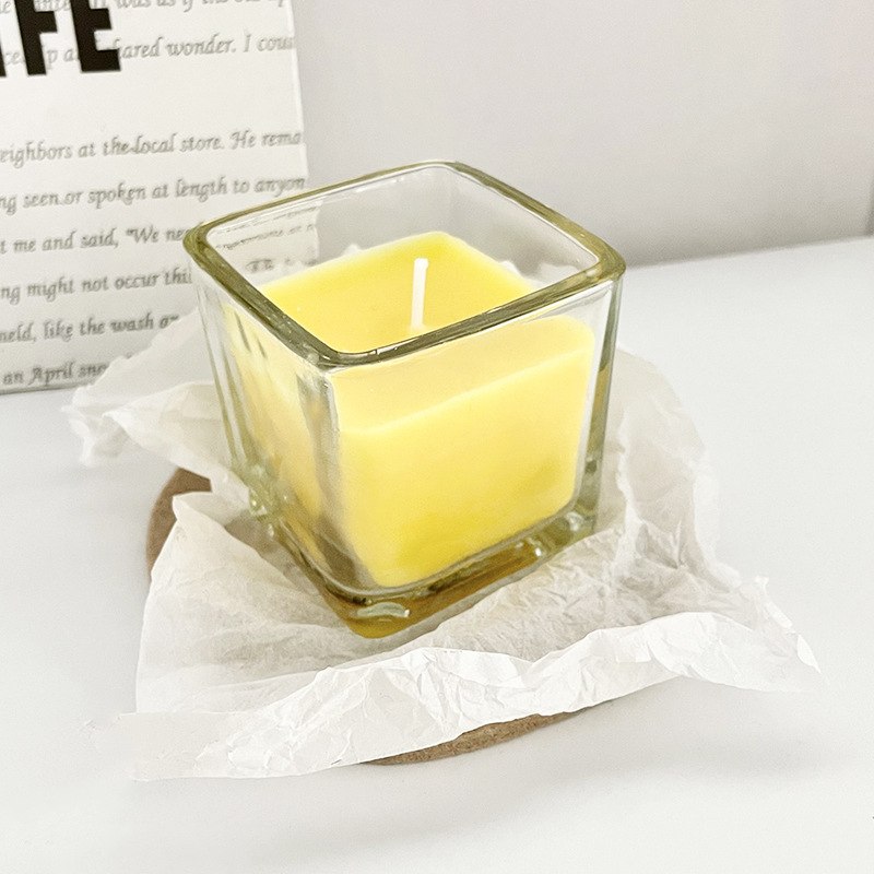 Square cup scented candles Birthday party candles Application Scenario
