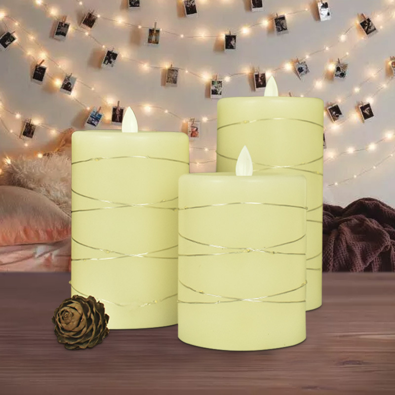 Remote-controlled electronic candles, romantic string lights, led lights Specification image