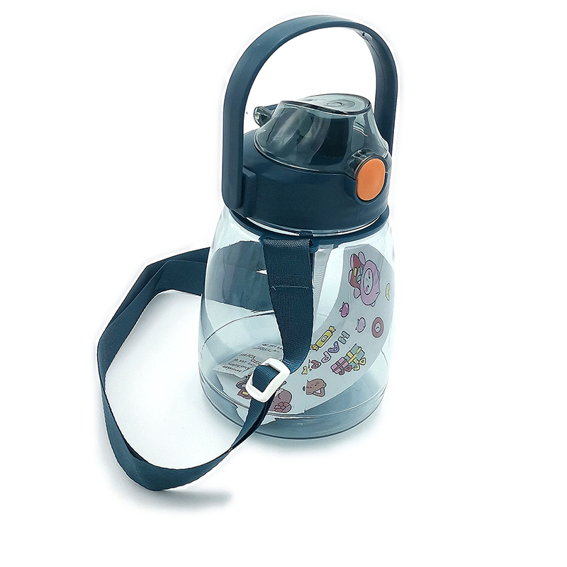 P1813A-18 large-belted Space Cup Sports Water Bottle Fitness Water Bottle Children's high-temperature resistant straw Space Cup Item Picture