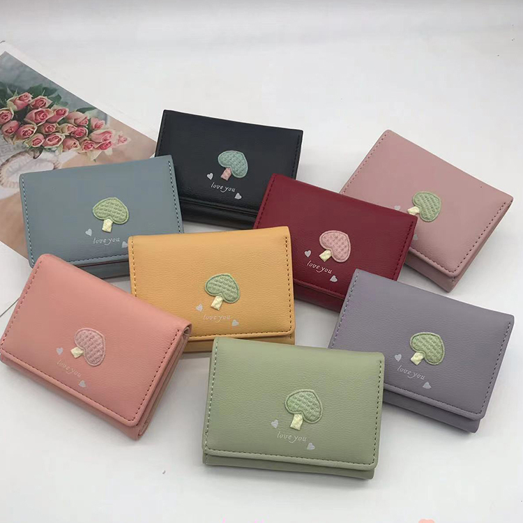 A tripod case and bag 46040 wallet women's short small wallet student zero wallet card bag
