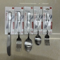 430 stainless steel cutlery with square handle cutlery and spoon