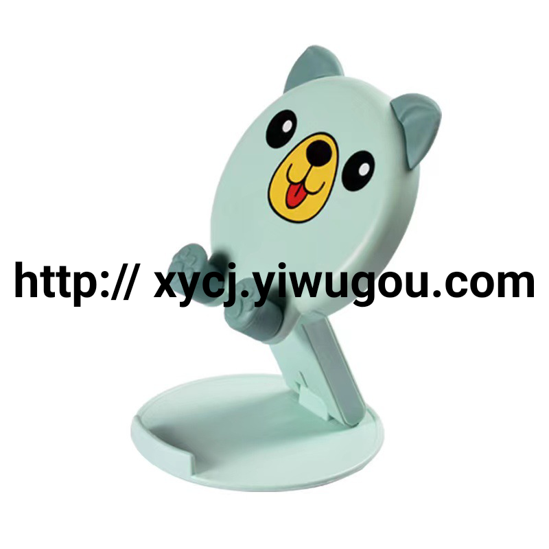 Cartoon mobile phone stand, desktop folding mobile phone stand, mobile phone accessory gift, gift mobile phone desktop stand Application Scenario
