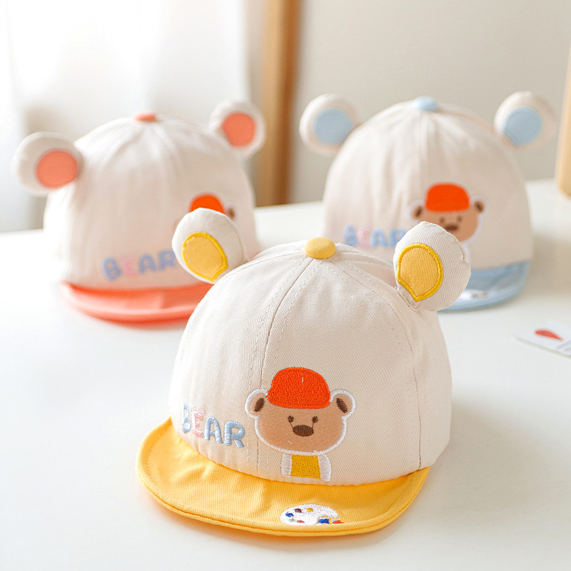 Baby baseball caps for spring and autumn, 1-2 years old, boys and girls, baby sun protection, thin baseball style, summer cute, 6-12 months old Application Scenario