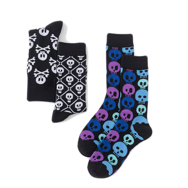 Tiger cartoon socks, cotton mid-calf socks for the Year of the Tiger, cross-border animal colorful men's and women's socks, skull skateboard socks, personalized leopard print socks Application Scenario