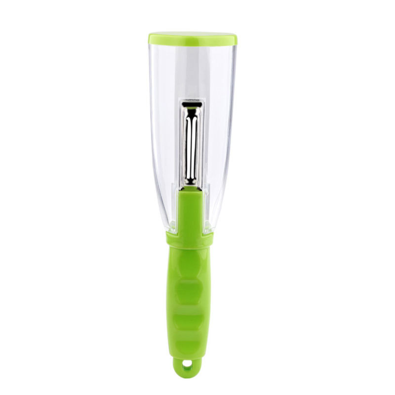 Peeler storage type peeler knife with box storage type stainless steel water fruit and vegetable peeler knife, household multi-functional peeling knife Item Picture