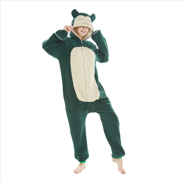 Manufacturers Direct Sales Of Animal Cartoon One-Piece Pajamas Kabi Animal Fleece Couple Home Clothing Lively And Comfortable Can Be Oem Item Picture