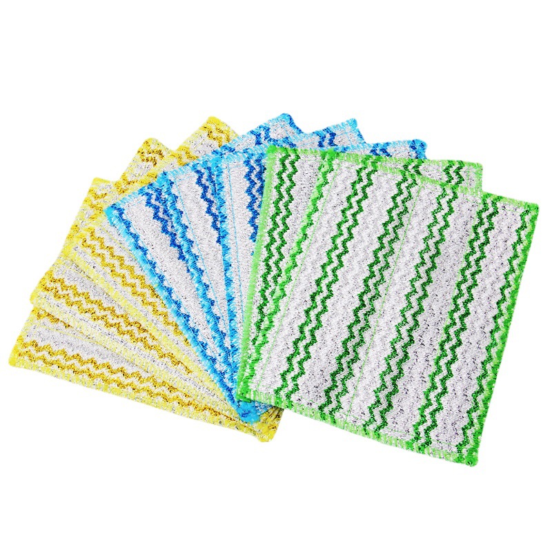 Bulk pot scrubbing cloth PET cleaning wire, a kitchen pot scrubbing and dishwashing wonder, double-sided usable, can replace steel wool balls Item Picture