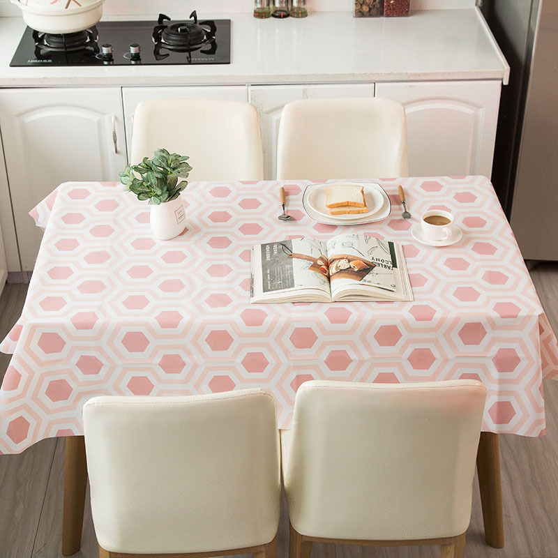 Cross-border e-commerce no-wash Nordic coffee tables, table MATS, mahjong machines, household square tablecloths, solid-color checkered tablecloths, meals Specification image