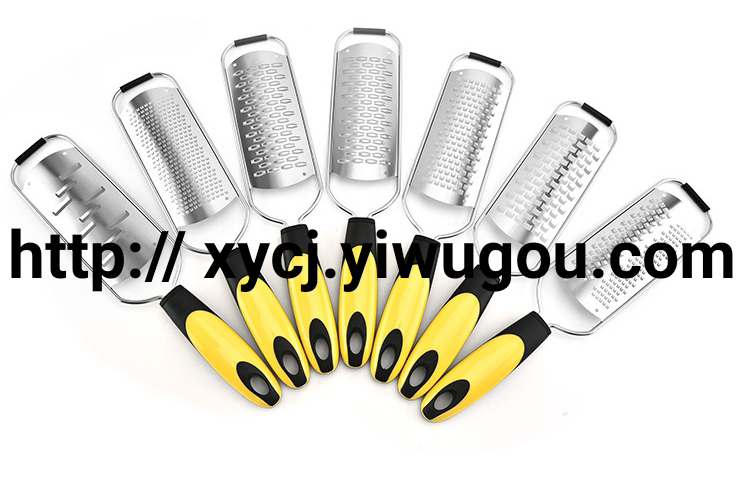 Stainless steel multi-functional grater, vegetable cheese grater, cheese grater, flat grater, kitchen small tools Application Scenario