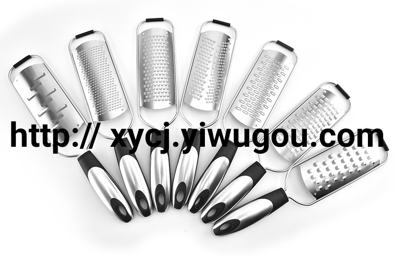 Stainless steel multi-functional grater, vegetable cheese grater, cheese grater, flat grater, kitchen small tools Specification image