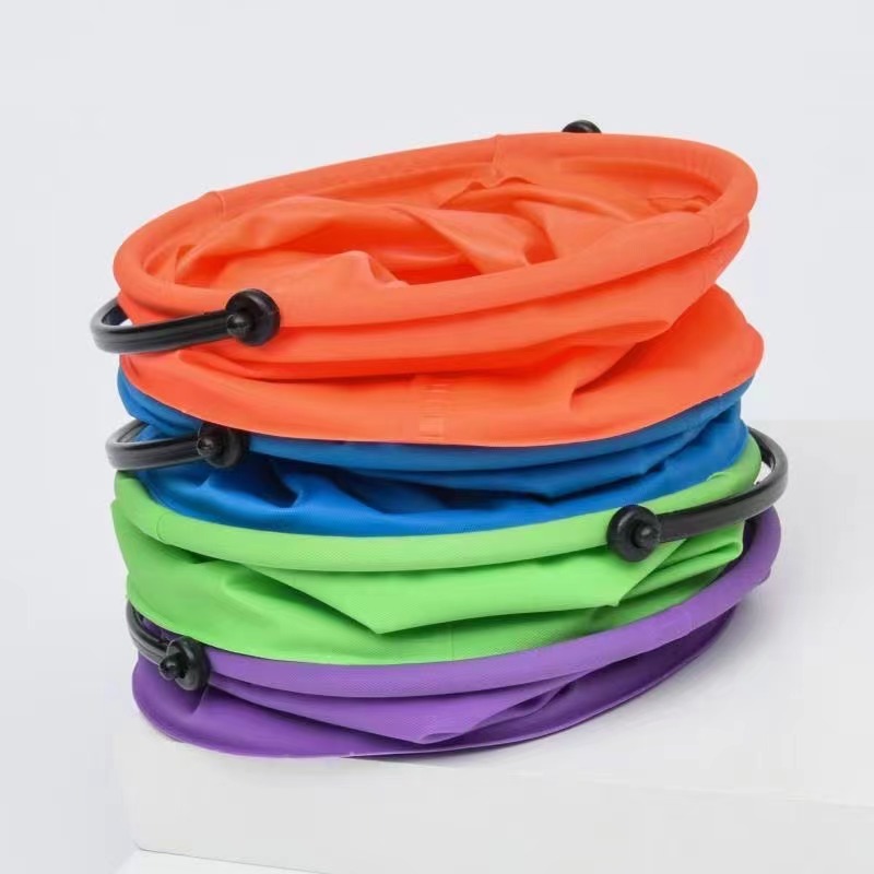 Children's fish-catching folding bucket Specification drawing