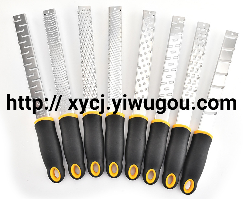 Stainless steel multi-functional grater, vegetable cheese grater, cheese grater, flat grater, kitchen small tools