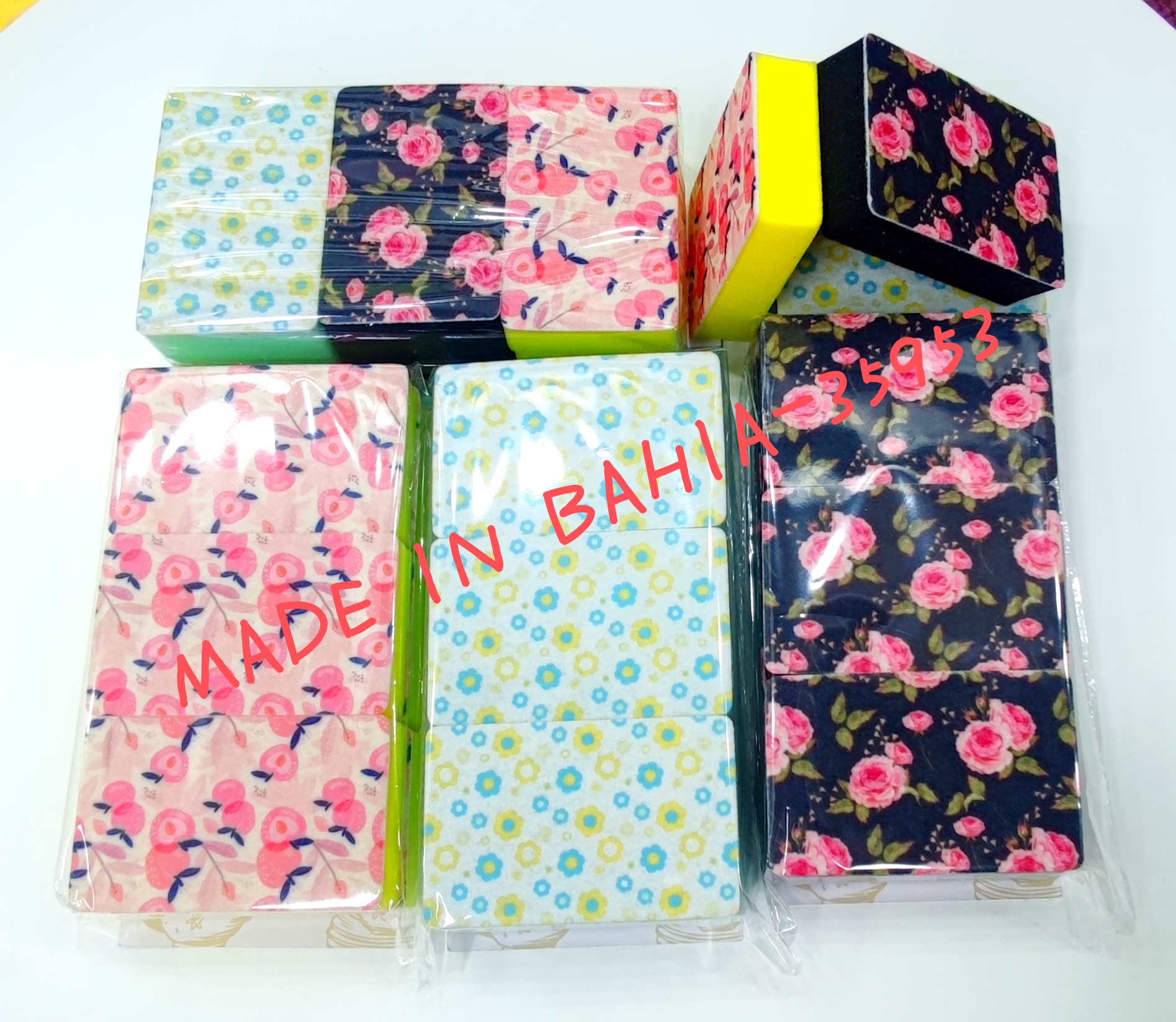 Dishwashing sponges, scouring pads, pot and bowl brushes, sponge blocks, kitchen cleaning supplies, printed dishwashing cloths, custom-made rags Item Picture