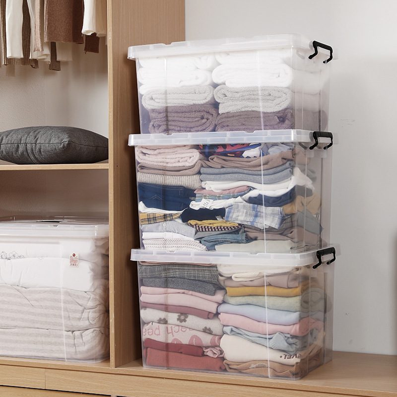 透明收纳箱/储物箱/杂物整理箱产品图