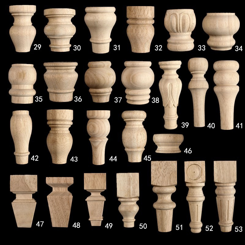 Galería de madera sólida puente columna de calabaza gabinete de vino valla columna de apoyo cabecera de cama cómoda columna de escalera pequeña columna redonda carro madera Application Scenario