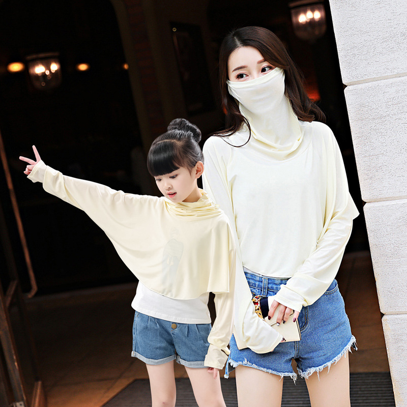 2022新款防晒衣女长袖冰丝防晒衫夏季薄款骑车防晒服防紫外线披肩