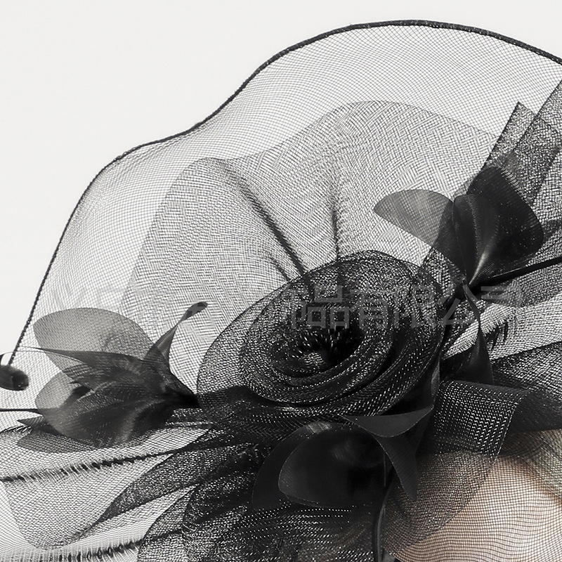 Amazon Fashion European and American party and banquet top hats, tulle face coverings, ball headwear, fine hair accessories, veils wholesale Application Scenario