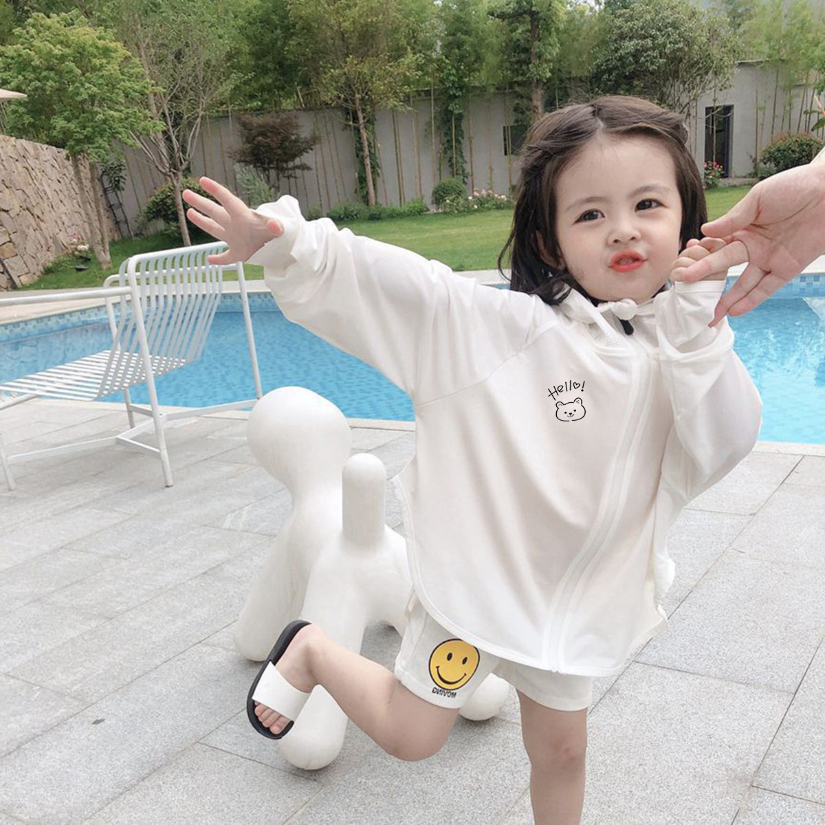 夏季儿童冰丝小熊防晒衣韩版女童防紫外线防晒服透气户外防晒外套