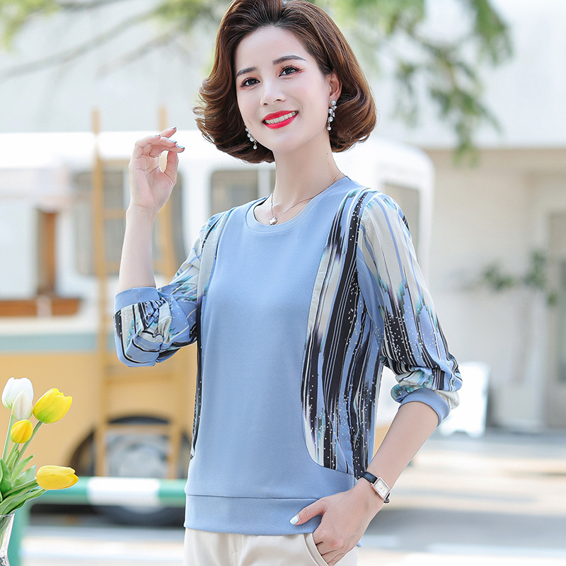 中老年女装实物图