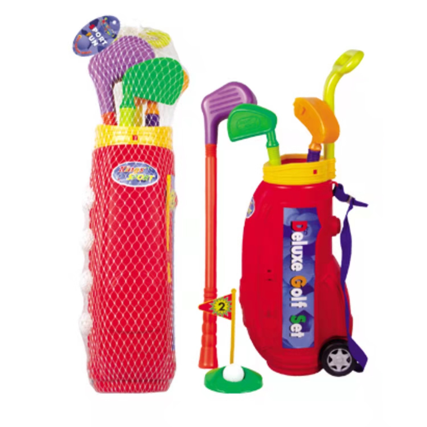 Cross-border children's indoor and outdoor golf club sets, toy cars, parent-child interactive sports game toys Application Scenario