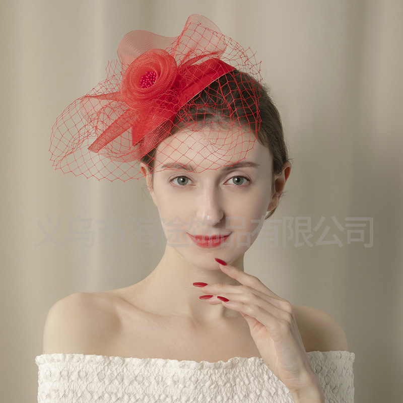 New Amazon fashion tulle top hat, tulle veil, wedding dress, tulle hair accessory, top hat for women Application Scenario