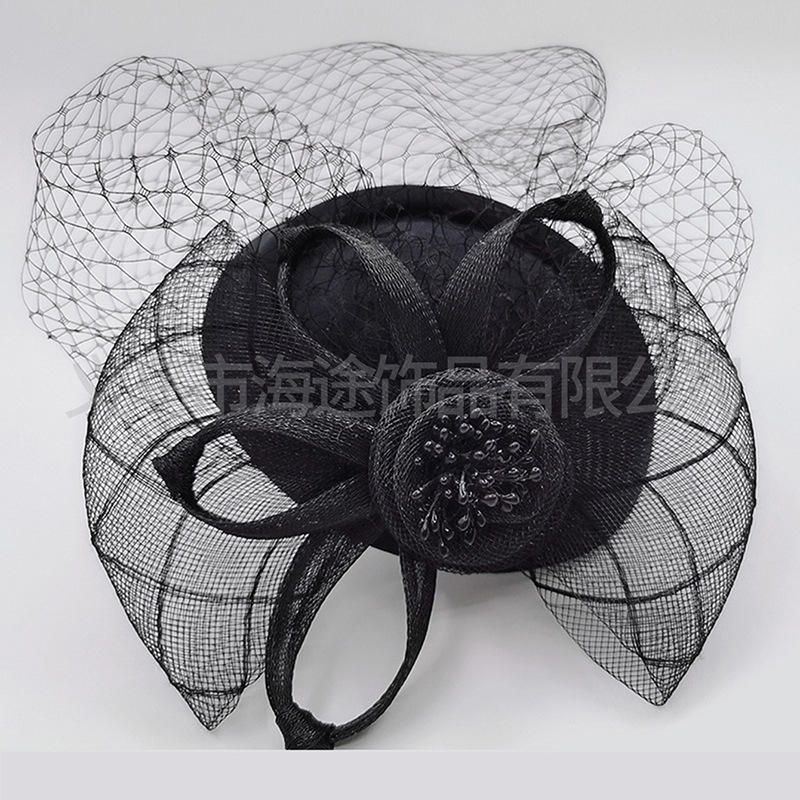 مجموعة جديدة من أغطية رأس الريشة السوداء من طراز أمازونية Item Picture