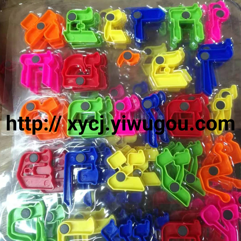 Vegetable refrigerator stickers, cartoon cute three-dimensional magnetic stickers, magnet creative magnetic stickers, a set of factory direct sales Specification image