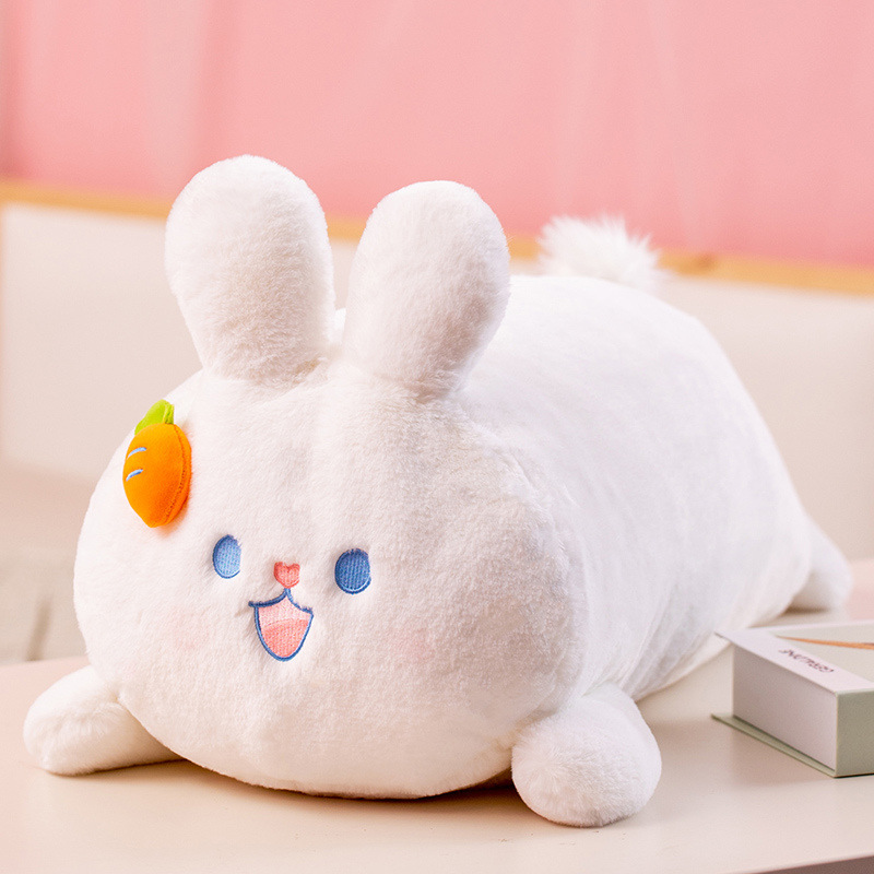 New animal throw pillow, long strip sleeping pillow, office nap pillow, backrest, children's doll, plush toy Specification image