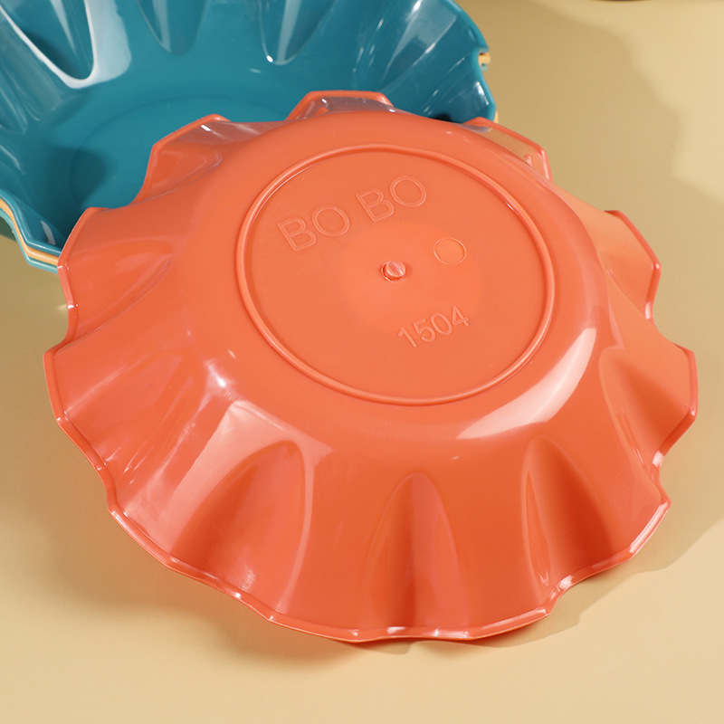 Round fruit platters, household plastic fruit platters, snack platters, simple style office dried fruit platters in stock Application Scenario
