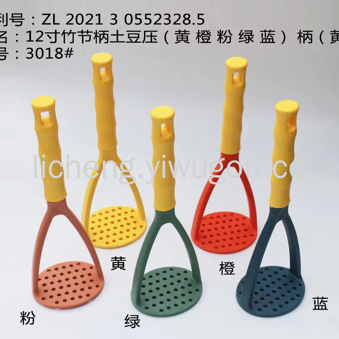 土豆压泥器 手动捣碎器蒜地瓜果薯压