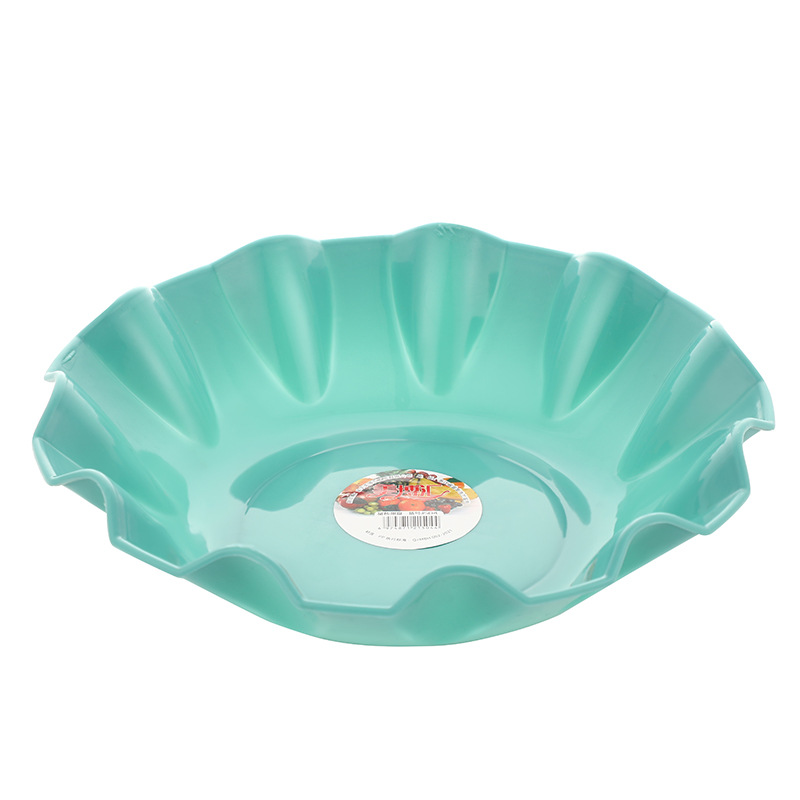 Round fruit platters, household plastic fruit platters, snack platters, simple style office dried fruit platters in stock Item Picture