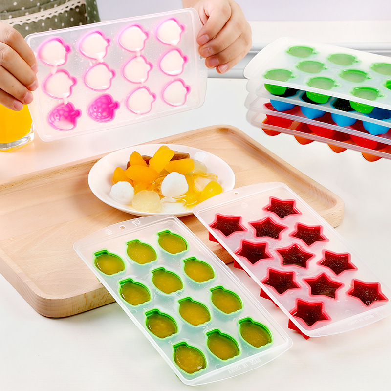Silicone 11 creative ice cube creative ice maker fruit ice mold love ice cube five star ice cube
