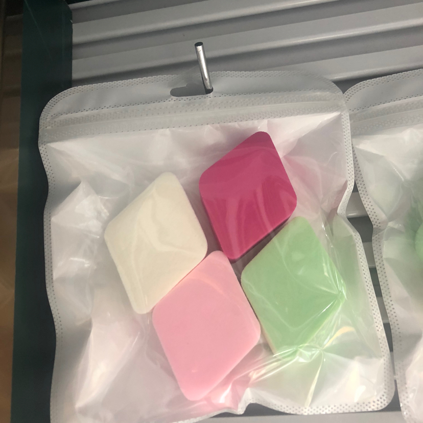 Beauty rhombic powder puff Specification image